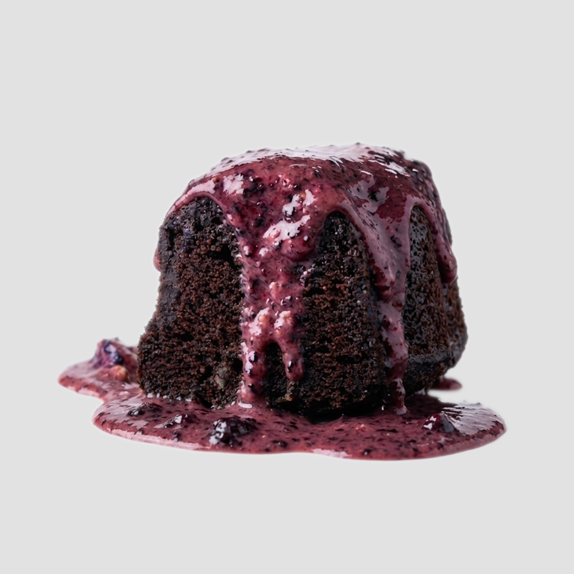 Blueberry Infused Chocolate Cake (Slice)
