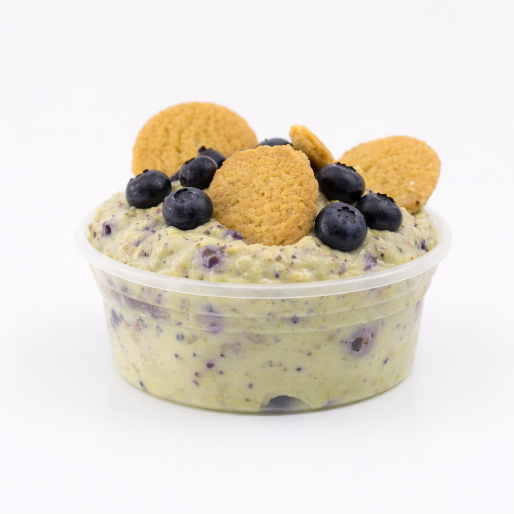 Lemon Blueberry Pudding (Banana-Free)