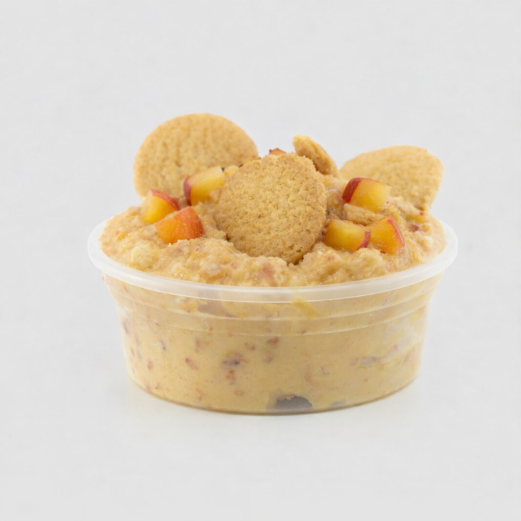 Peach Cobbler Pudding (Banana-Free)