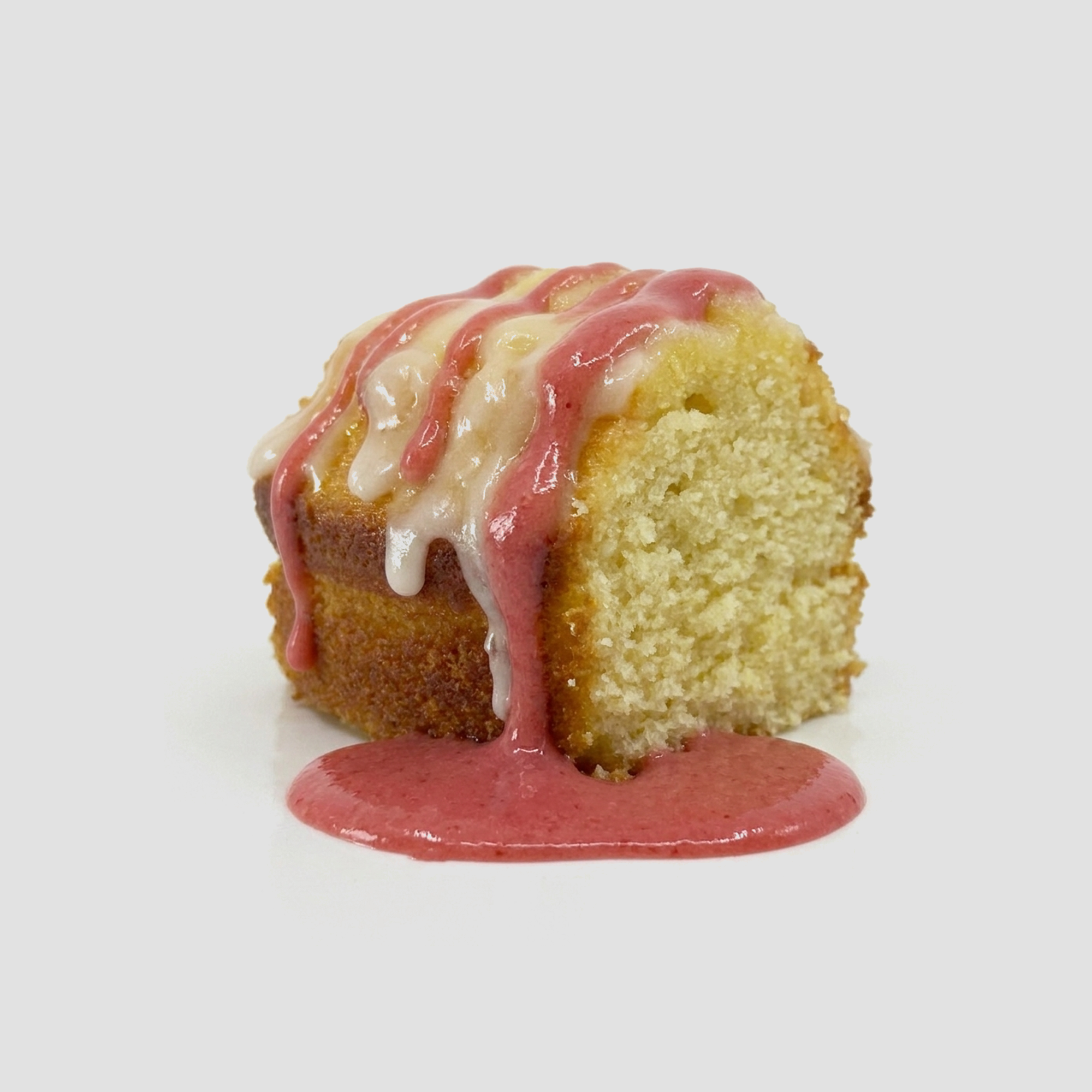 Strawberry Lemonade Pound Cake (Slice)